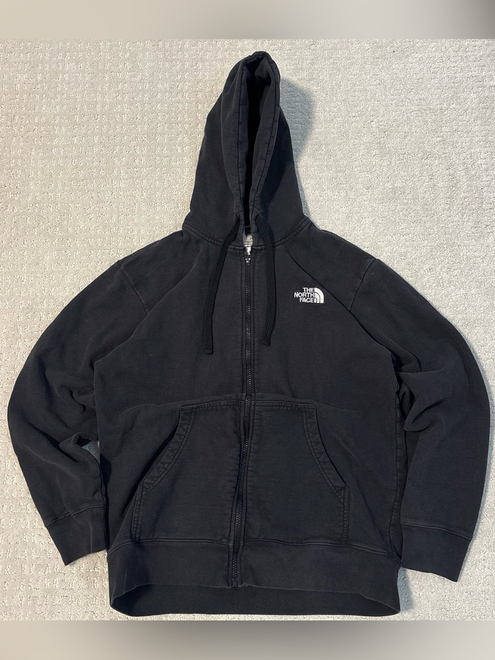The North Face Black Full-Zip Hooded Jacket